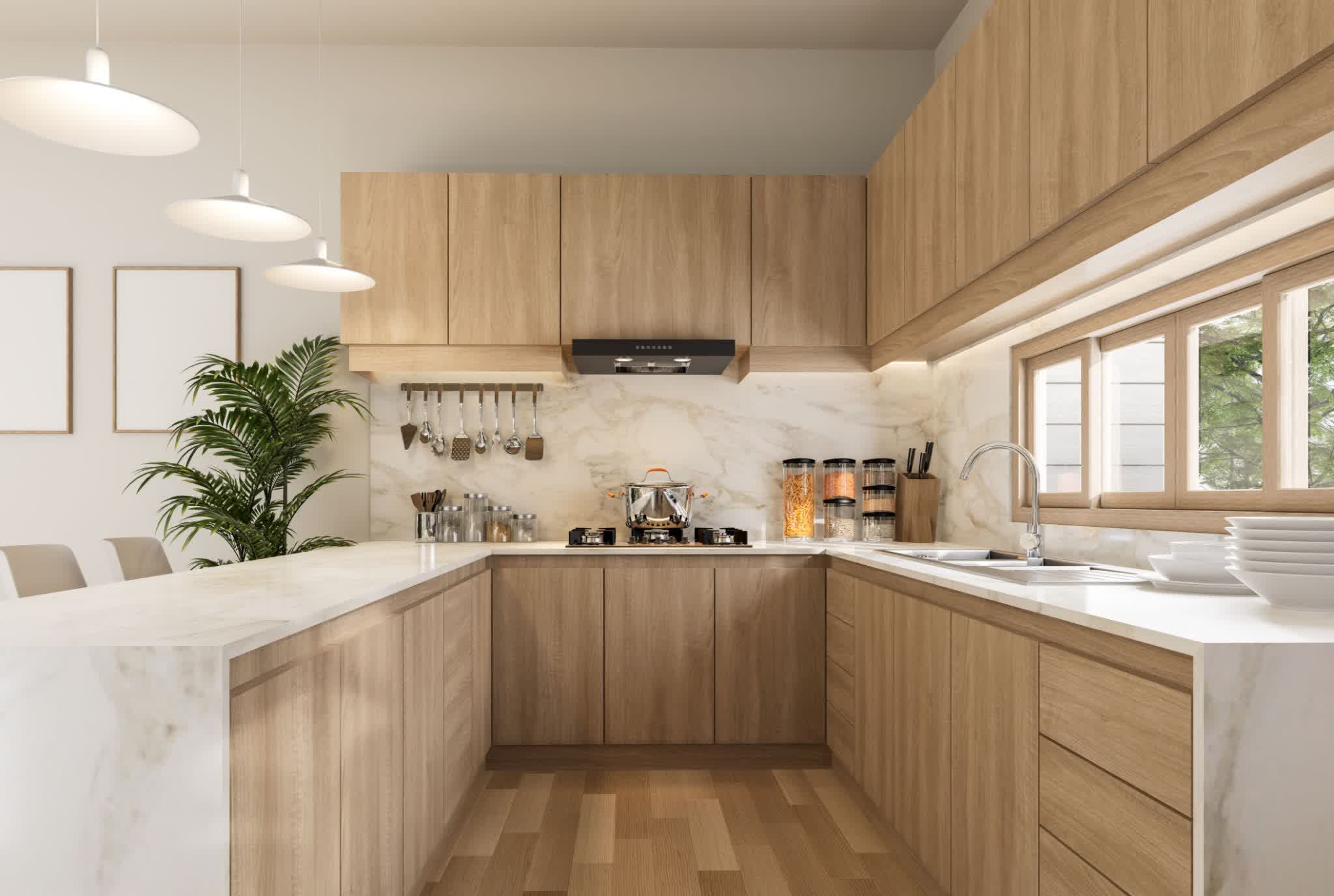 U-shaped Kitchen